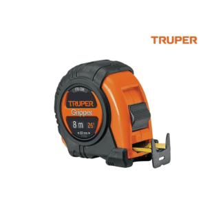 Wincha Gripper 8 m contra impactos TRUPER
