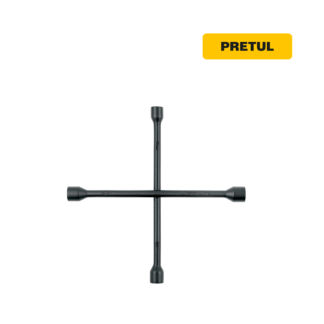 Llave de cruz 14", acabado negro mate, PRETUL 21800