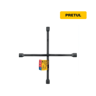 Llave de cruz 16", acabado negro mate, PRETUL 28889