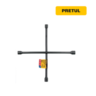 Llave de cruz 18", acabado negro mate, PRETUL 21801