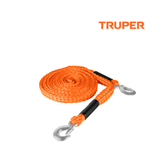 Cuerda con ganchos para remolque, 27 mm x 4.5 m, TRUPER 18346